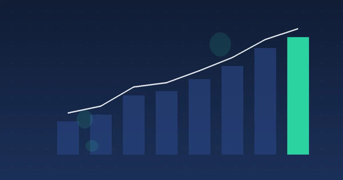 Abstract illustration of bars representing a monthly budget